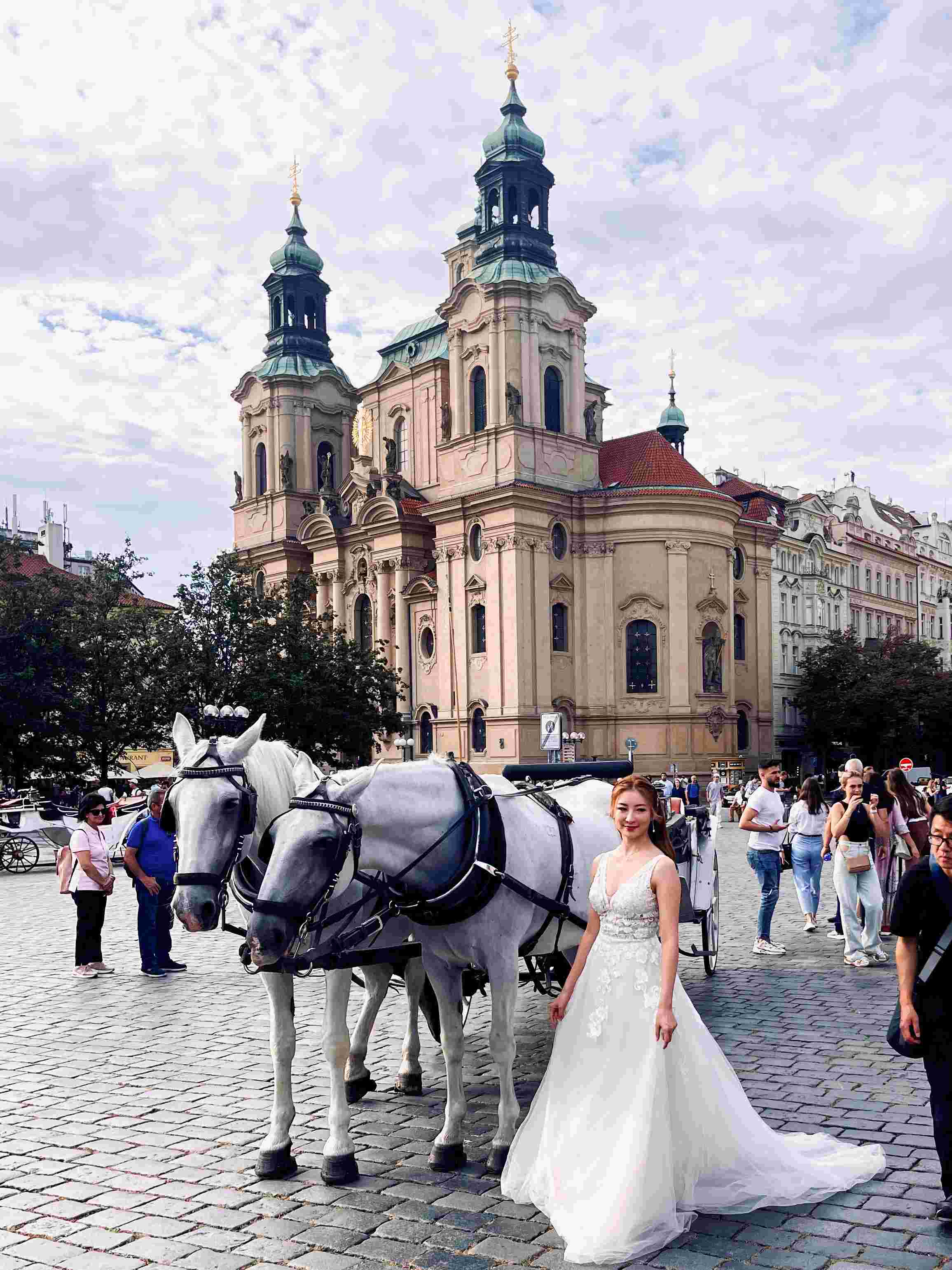 Old Town Square w/ Orthodox Church in rear